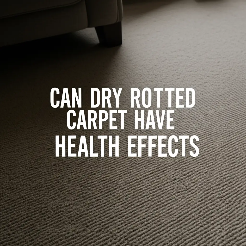 Can Dry Rotted Carpet Have Health Effects