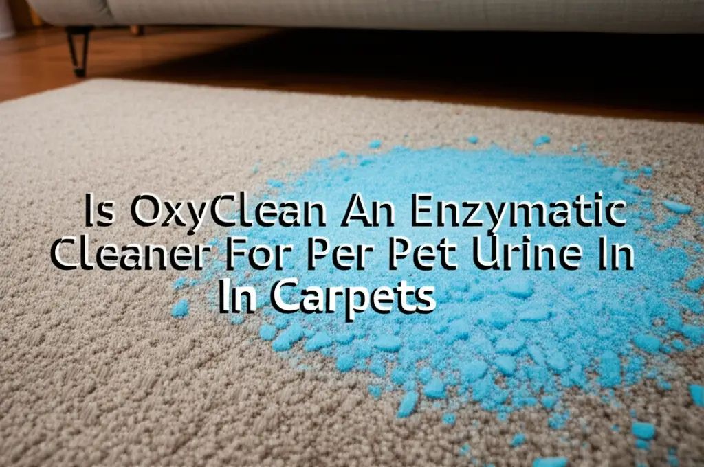 Is Oxyclean An Enzymatic Cleaner For Pet Urine In Carpets