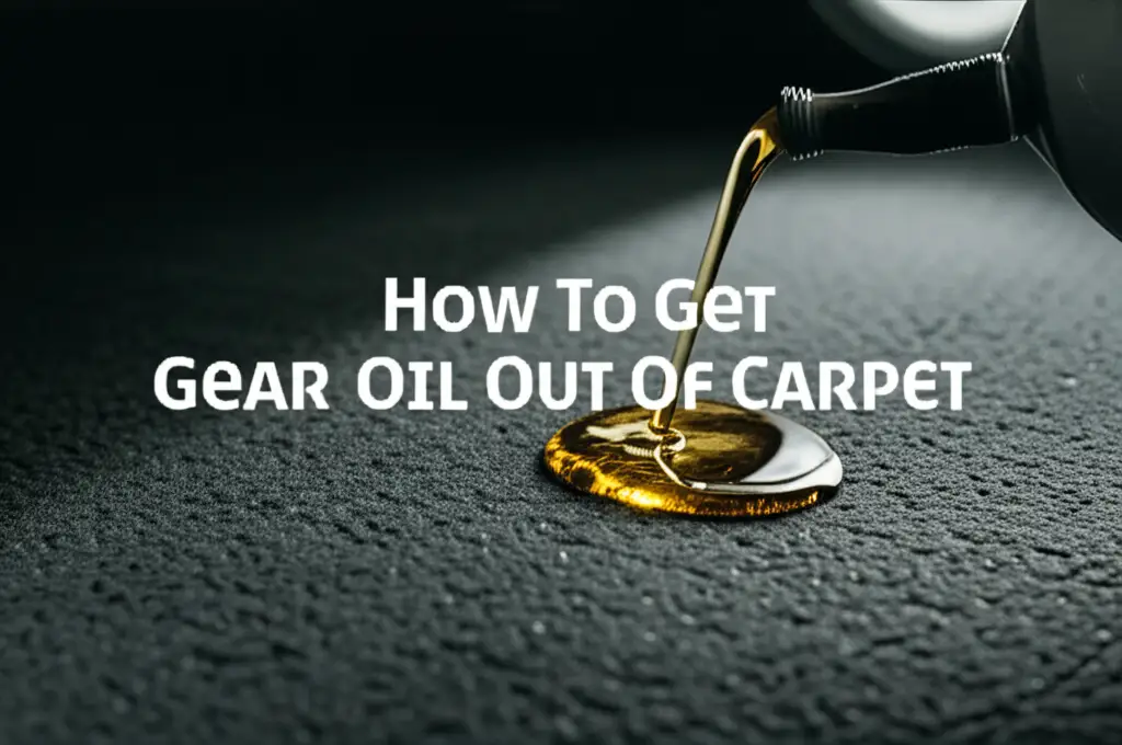 How To Get Gear Oil Out Of Carpet