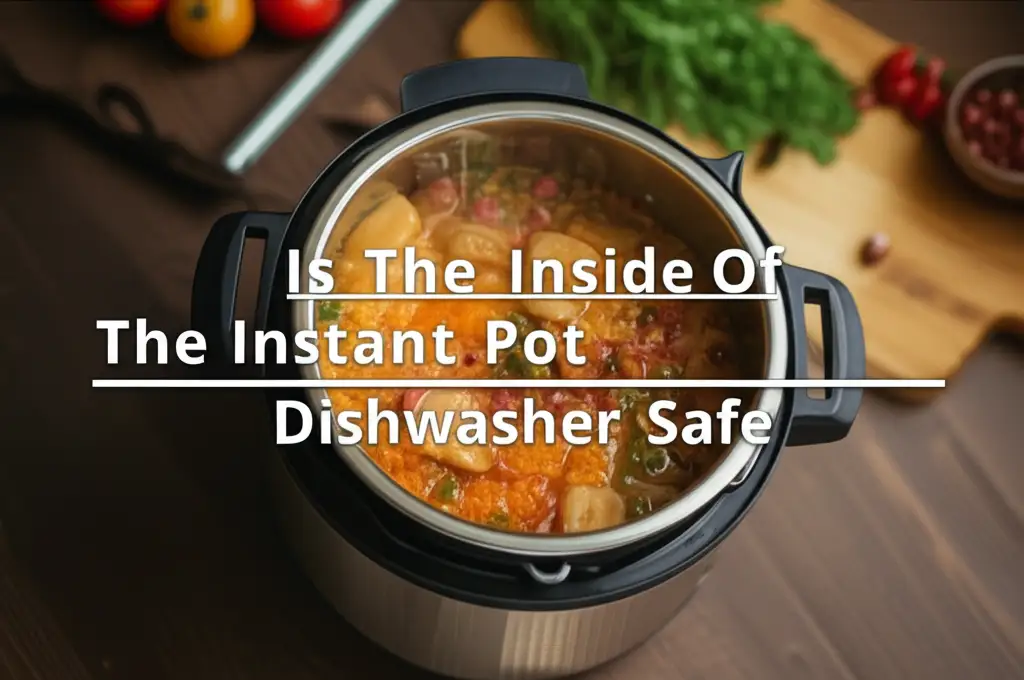 Is The Inside Of The Instant Pot Dishwasher Safe