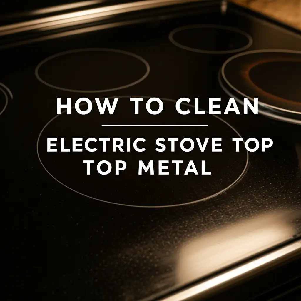 How To Clean Electric Stove Top Metal