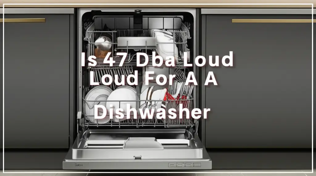 Is 47 Dba Loud For A Dishwasher