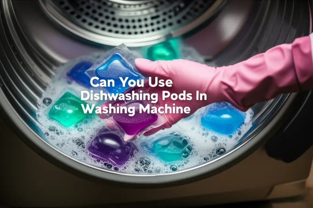 Can You Use Dishwashing Pods In Washing Machine