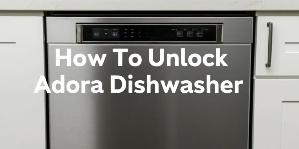 Learn how to unlock your Adora dishwasher quickly and safely with our comprehensive guide, covering child locks, control panel issues, and more.