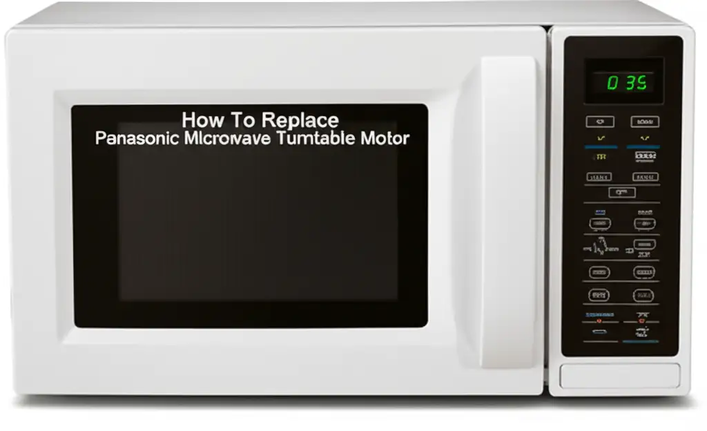Fix Your Panasonic Microwave- Turntable Motor Replacement