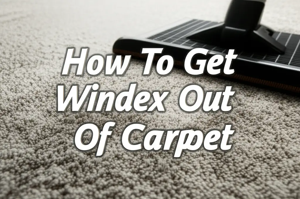 How To Get Windex Out Of Carpet