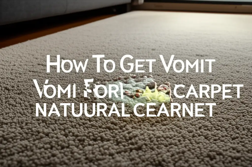 How To Get Vomit Form Carpet Natural Cleaner