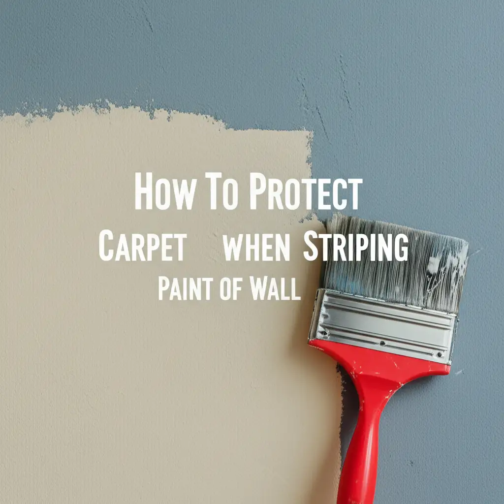 How To Protect Carpet When Striping Paint Of Wall
