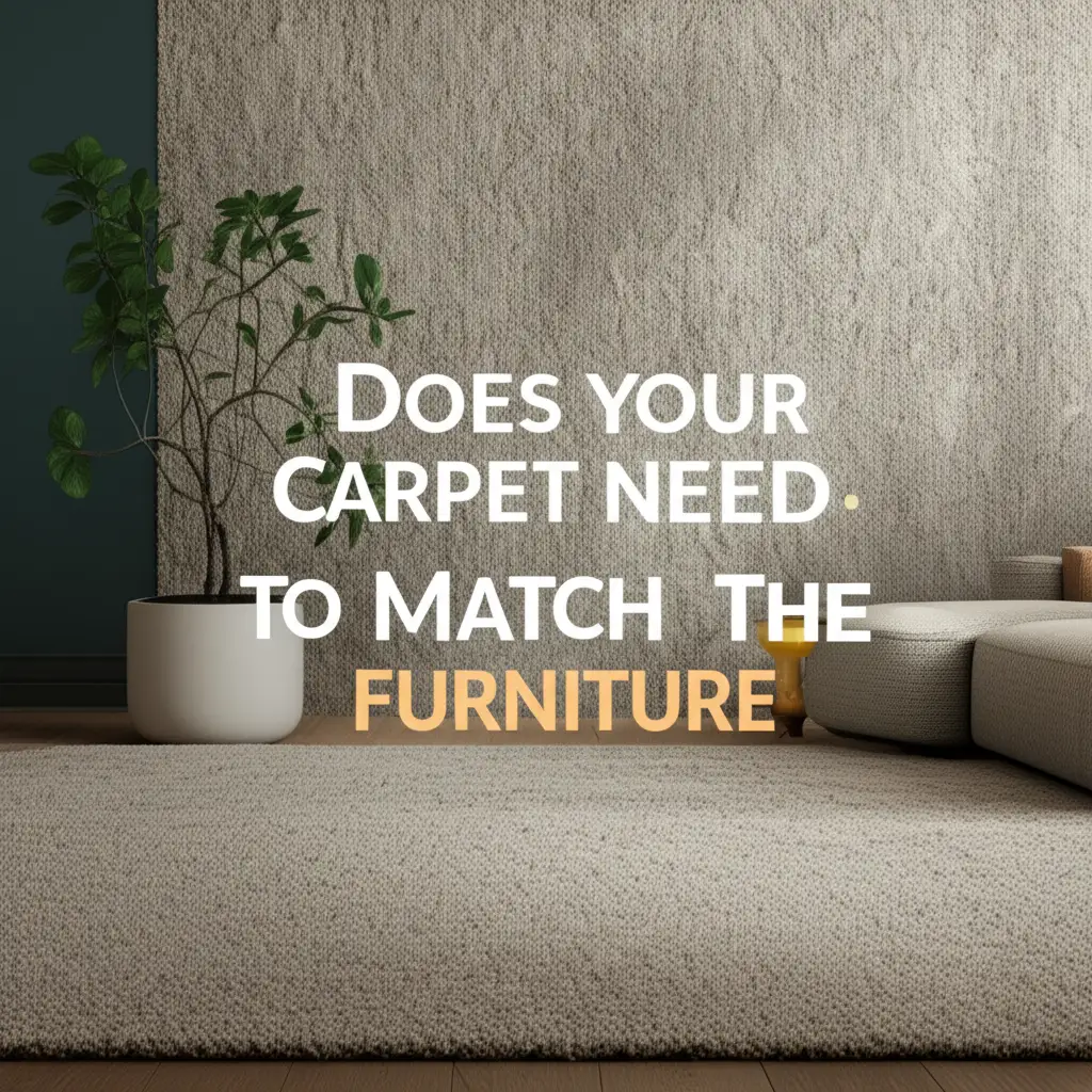 Does Your Carpet Need To Match The Furniture