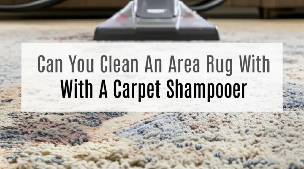 Can You Clean An Area Rug With A Carpet Shampooer