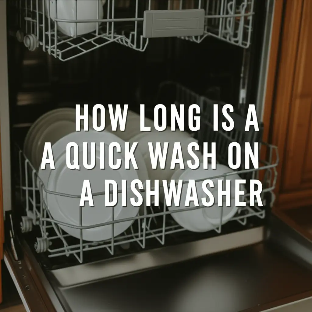 How Long Is A Quick Wash On A Dishwasher