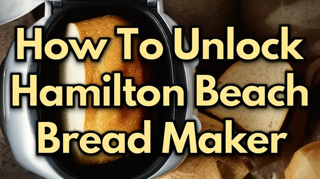 How To Unlock Hamilton Beach Bread Maker