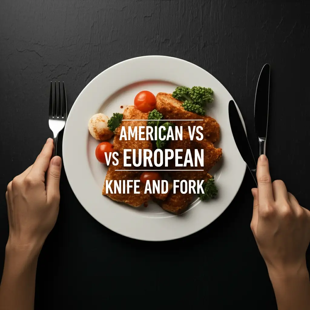 American Vs European Knife And Fork