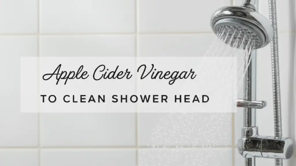 Apple Cider Vinegar To Clean Shower Head
