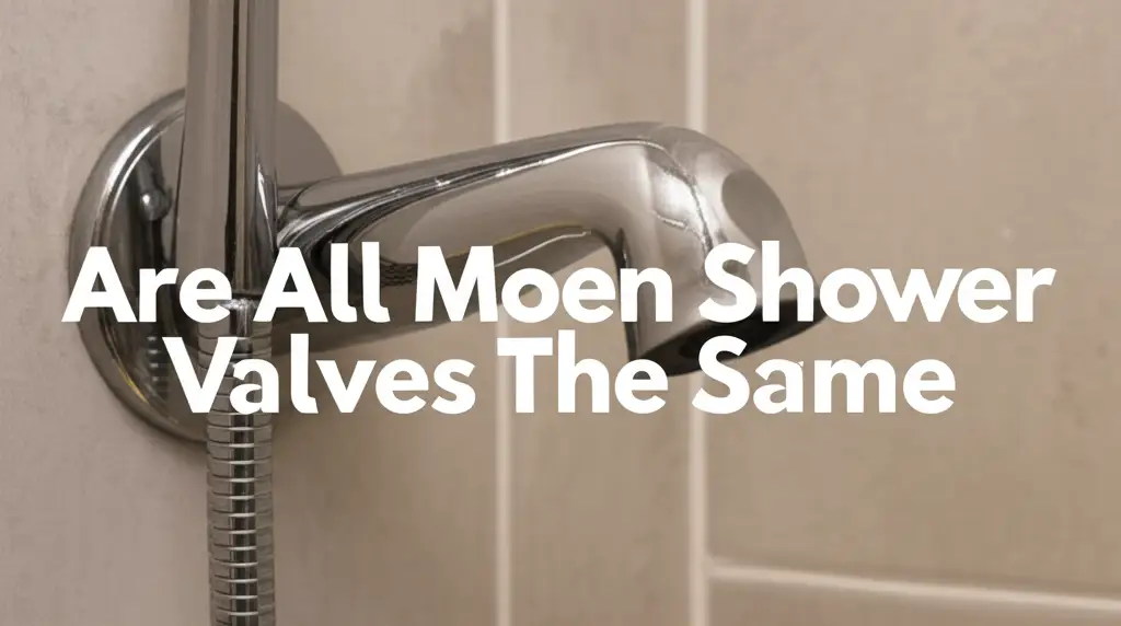 Are All Moen Shower Valves The Same