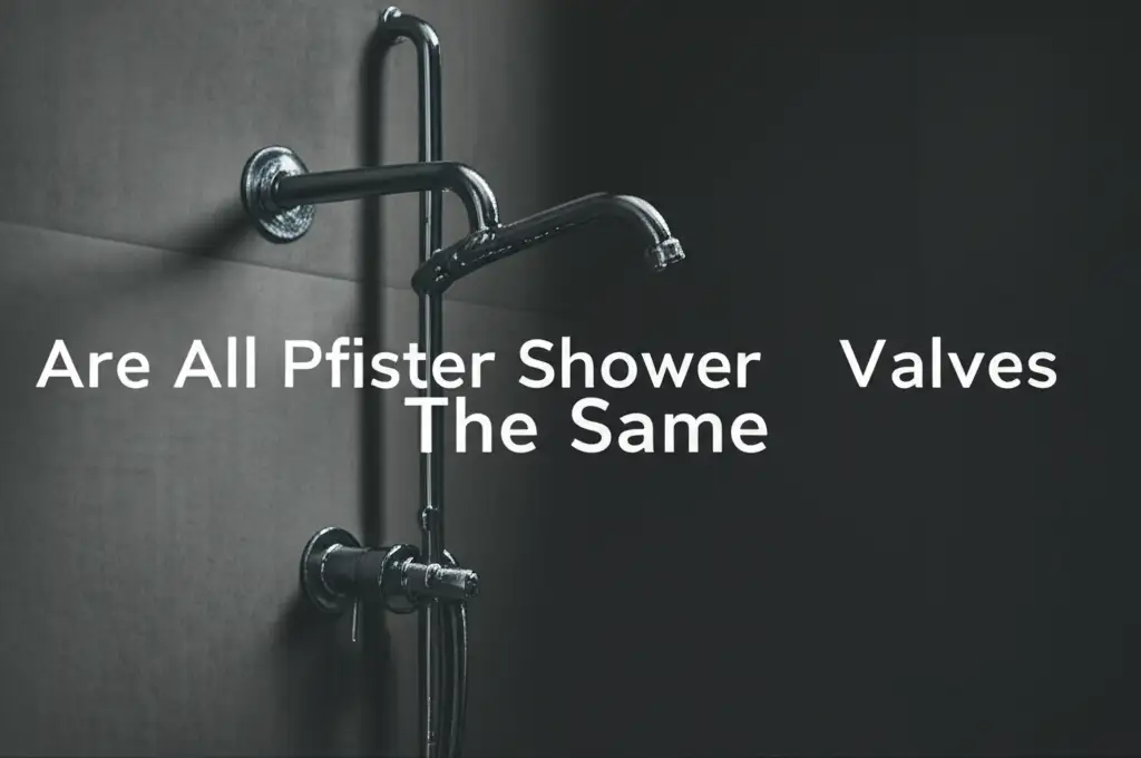 Are All Pfister Shower Valves The Same