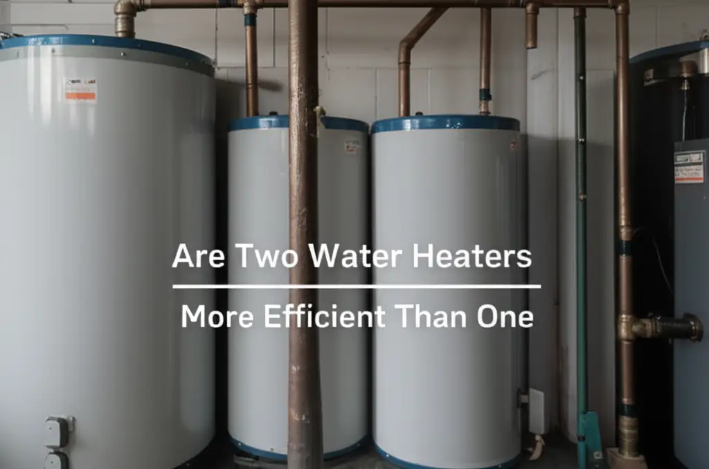 Are Two Water Heaters More Efficient Than One
