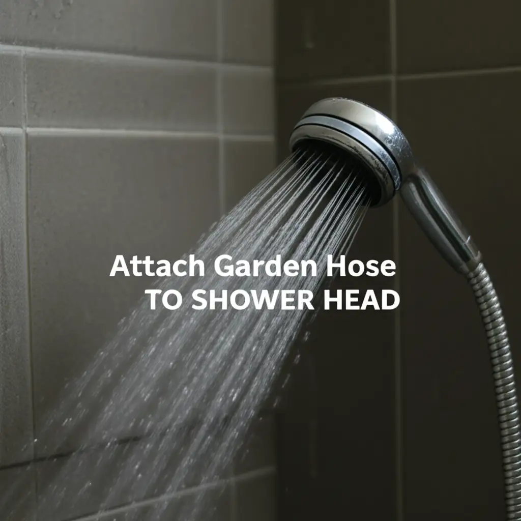 Attach Garden Hose To Shower Head