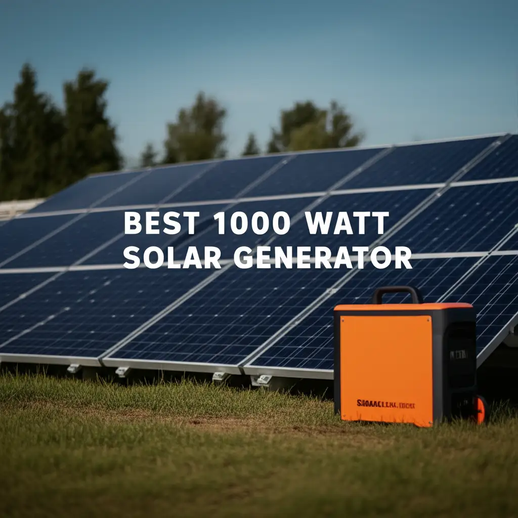 Discover the best 1000 watt solar generator for reliable power on the go or at home. Get clean, quiet energy with top picks and key features.
