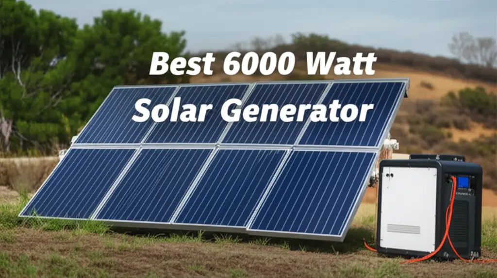 Best 6000 Watt Solar Generator