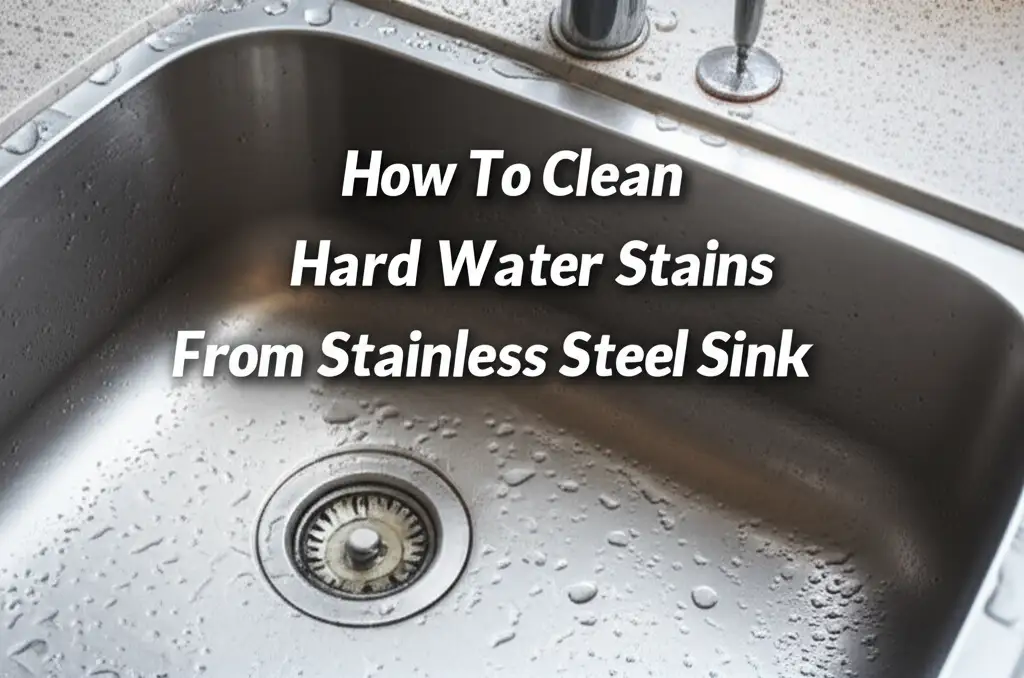 How To Clean Hard Water Stains From Stainless Steel Sink