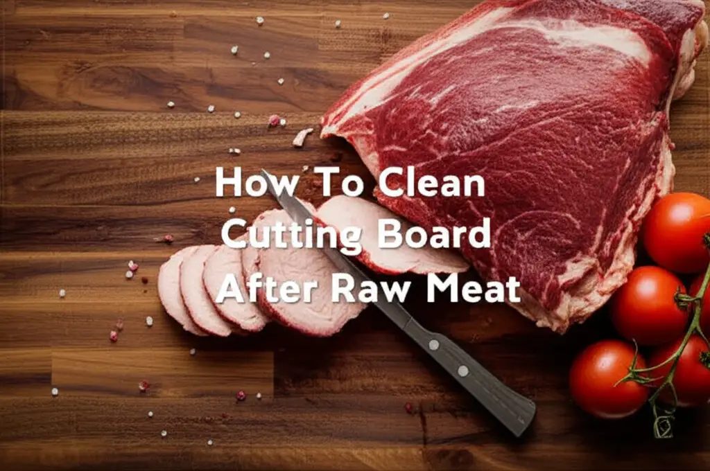 How To Clean Wood Cutting Board After Raw Meat
