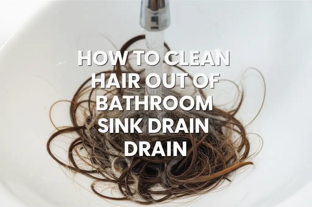 How To Clean Hair Out Of Bathroom Sink Drain