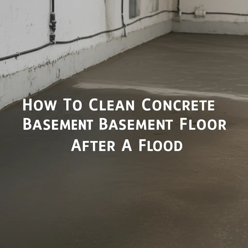 How To Clean Concrete Basement Floor After A Flood