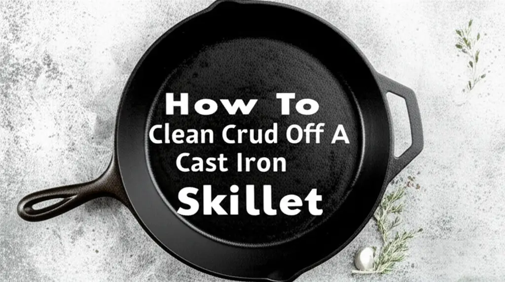 How To Clean Crud Off A Cast Iron Skillet