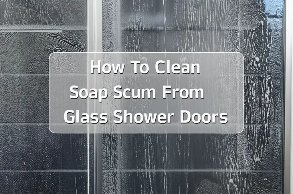 How To Clean Soap Scum From Glass Shower Doors