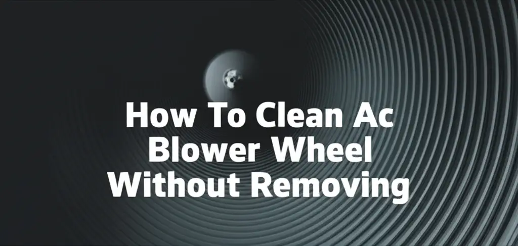 How To Clean Ac Blower Wheel Without Removing