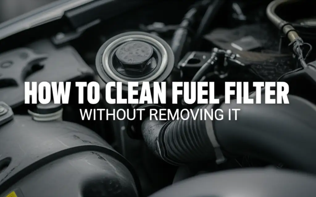 How To Clean Fuel Filter Without Removing It