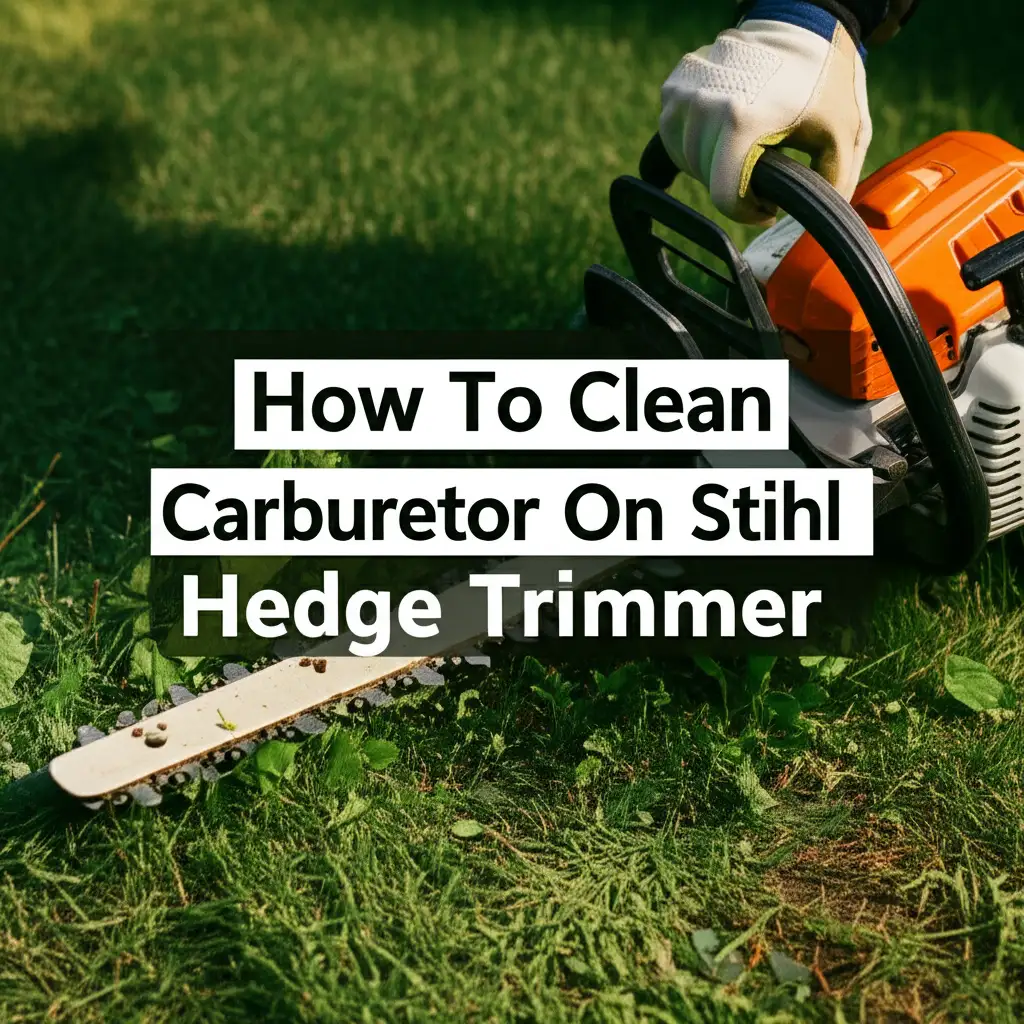 How To Clean Carburetor On Stihl Hedge Trimmer