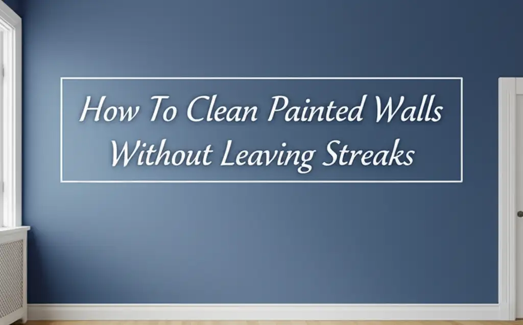How To Clean Painted Walls Without Leaving Streaks