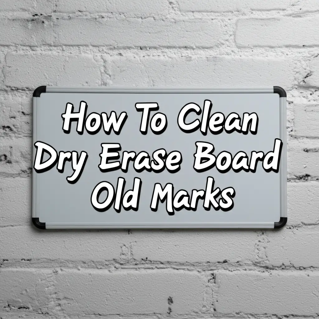 How To Clean Dry Erase Board Old Marks