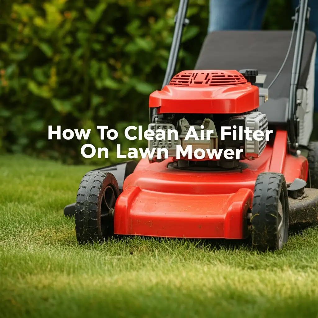 How To Clean Air Filter On Lawn Mower