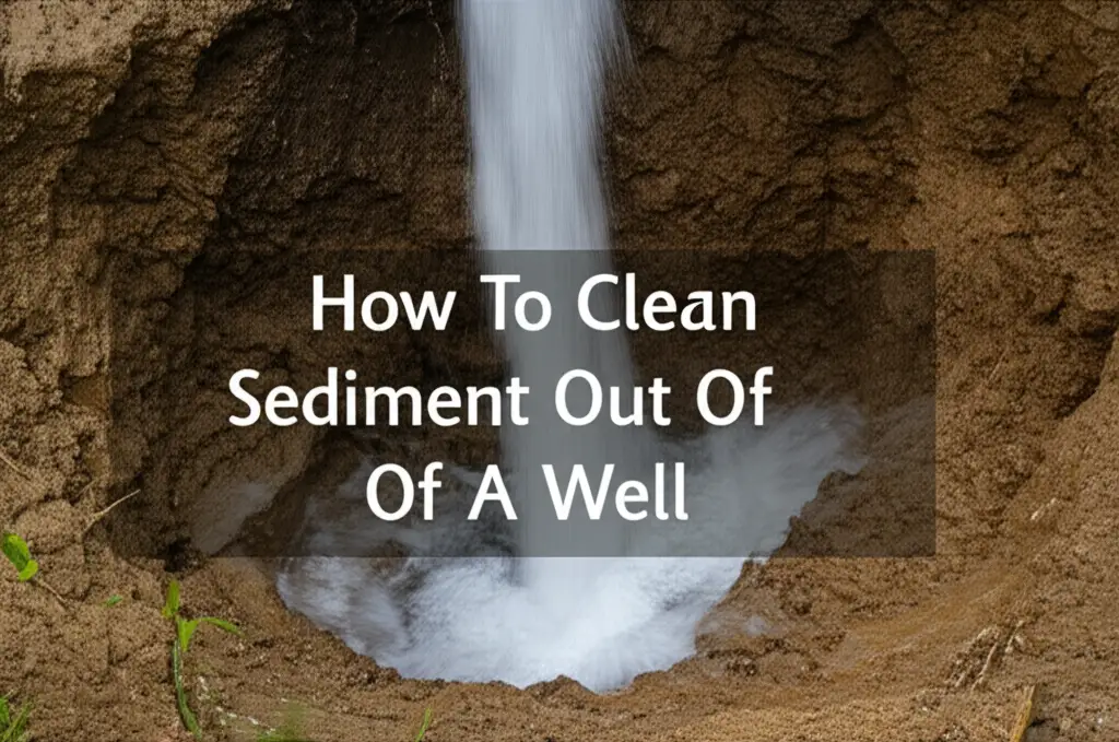 How To Clean Sediment Out Of A Well
