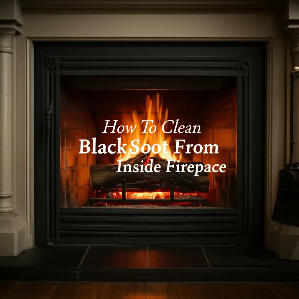 How To Clean Black Soot From Inside Fireplace