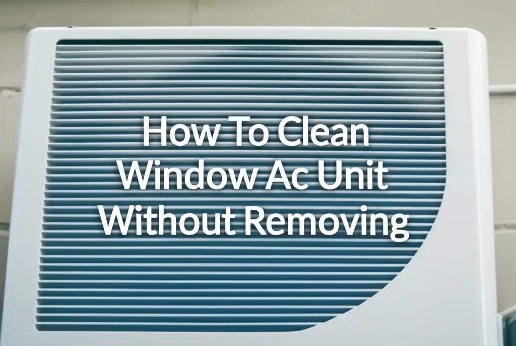 How To Clean Window Ac Unit Without Removing