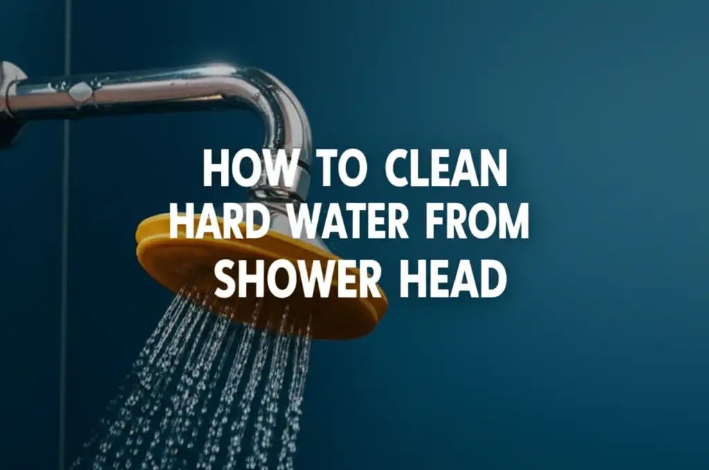 How To Clean Hard Water From Shower Head