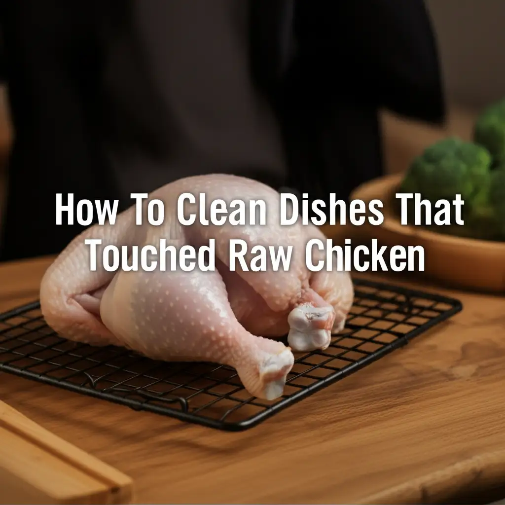 Learn how to clean dishes that touched raw chicken safely. Prevent cross-contamination and ensure kitchen hygiene with our expert guide on proper washing and sanitizing.