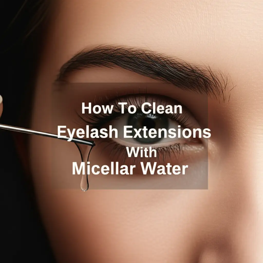 How To Clean Eyelash Extensions With Micellar Water