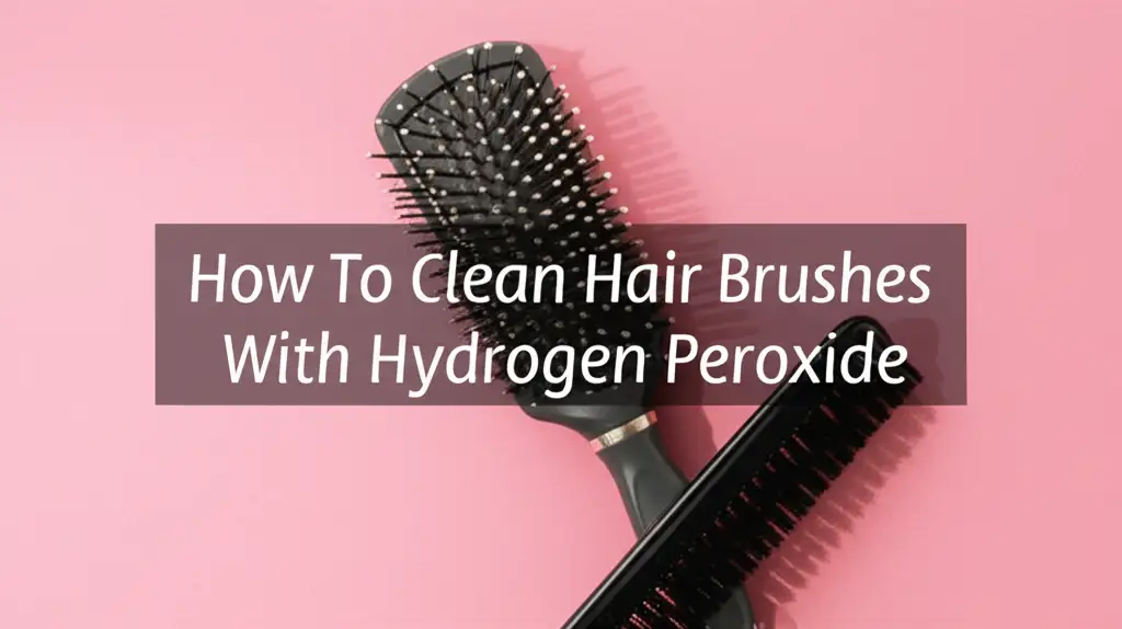 How To Clean Hair Brushes With Hydrogen Peroxide