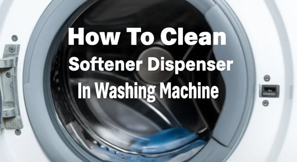 How To Clean Softener Dispenser In Washing Machine