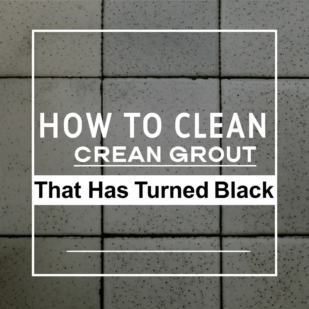 How To Clean Grout That Has Turned Black