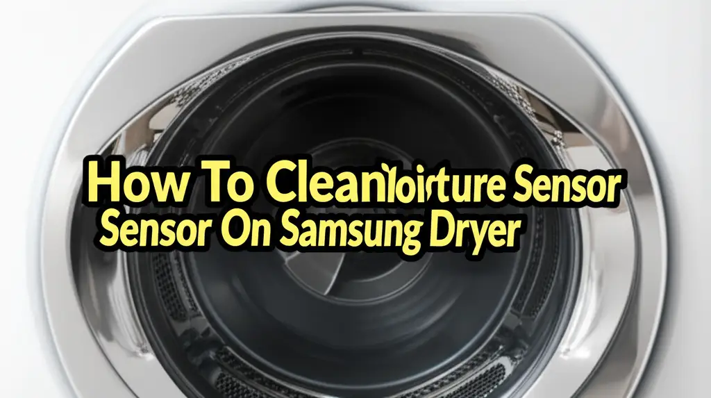 How To Clean Moisture Sensor On Samsung Dryer