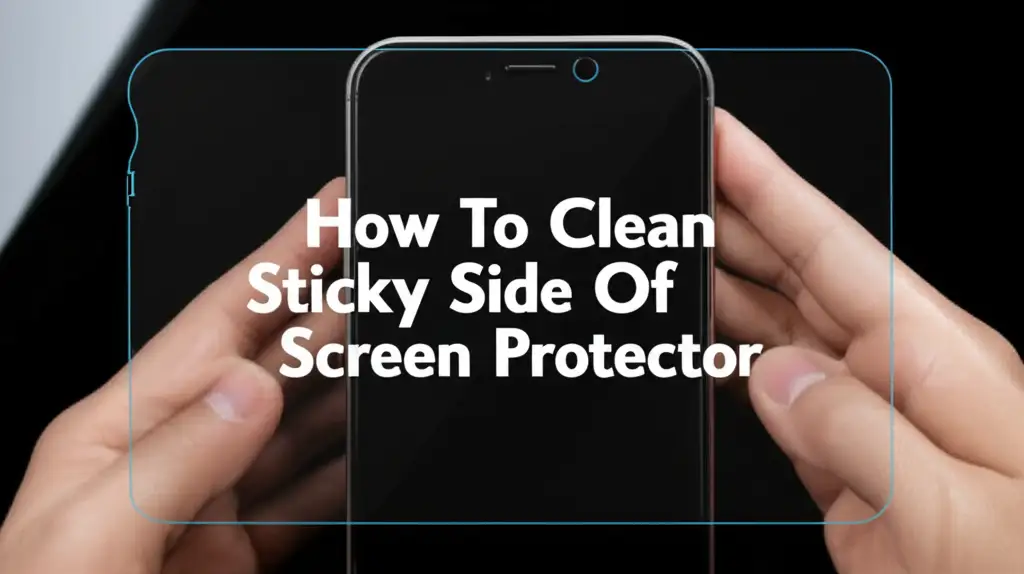 How To Clean Sticky Side Of Screen Protector