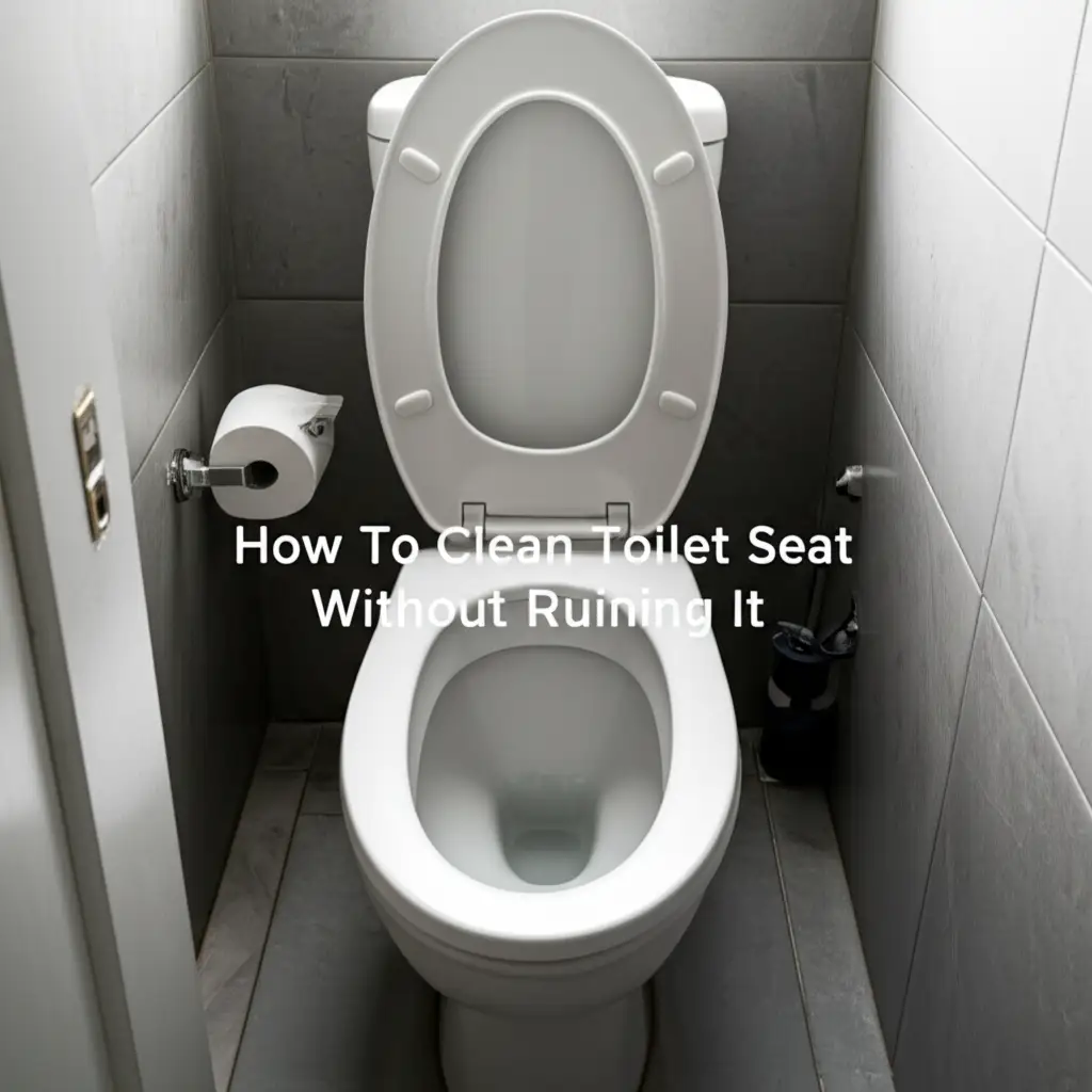 How To Clean Toilet Seat Without Ruining It