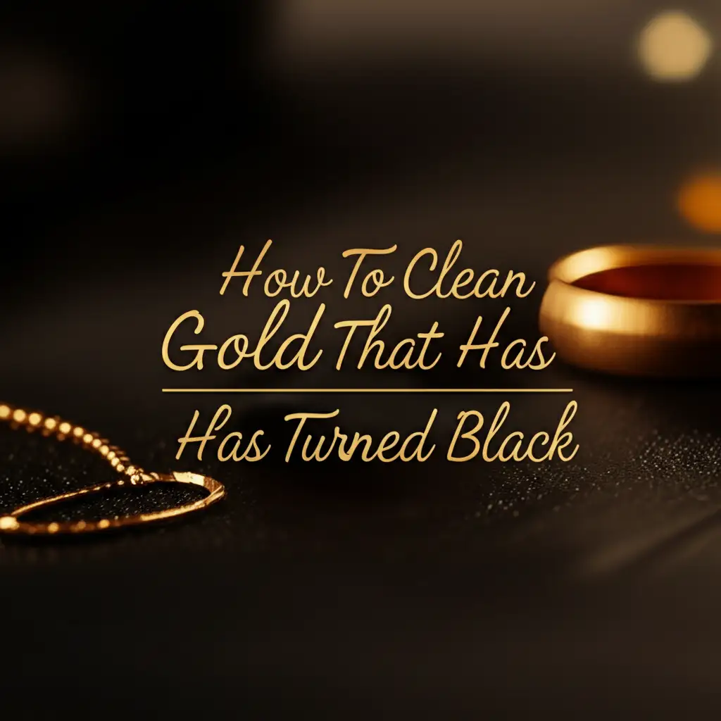 How To Clean Gold That Has Turned Black