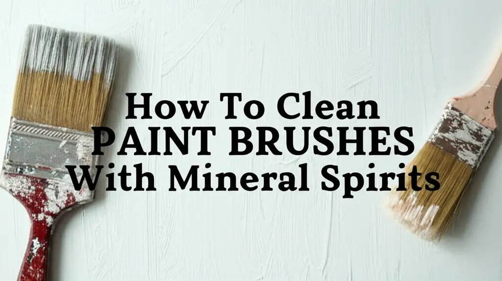 How To Clean Paint Brushes With Mineral Spirits